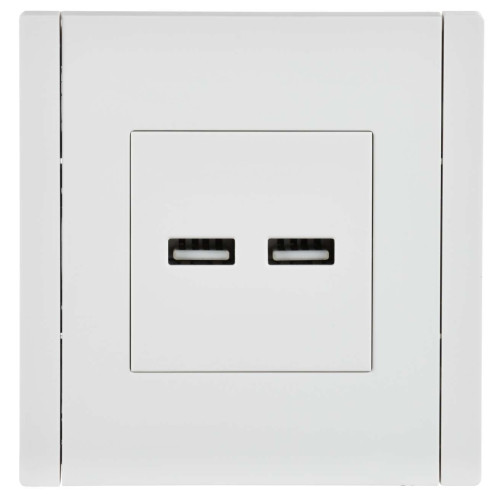 FORTE&PIANO Розетка USB A+A 3,1А FP249 белый IEK