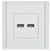 FORTE&PIANO Розетка USB A+A 3,1А FP249 белый IEK FORTE&PIANO Розетка USB A+A 3,1А FP249 белый IEK