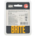 BRITE Рамка 1-местная РУ-1-2-Бр стекло черный матовый IEK BRITE Рамка 1-местная РУ-1-2-Бр стекло черный матовый IEK
