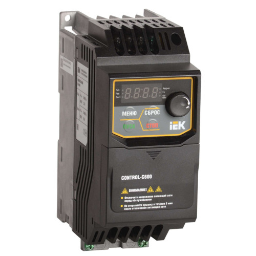 Преобразователь частоты CONTROL-C600 380В 3Ф 0,75кВт IEK