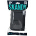 SKANDY Розетка 2-местная и крышкой 16А в сборе IP44 SK-R12G графит IEK