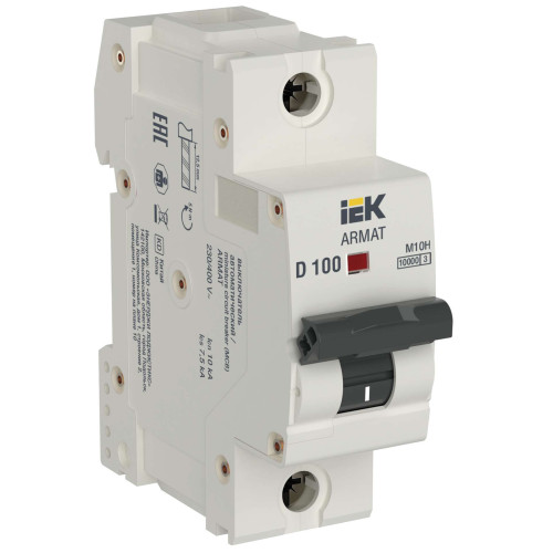 ARMAT Автоматический выключатель M10H 1P D 100A IEK