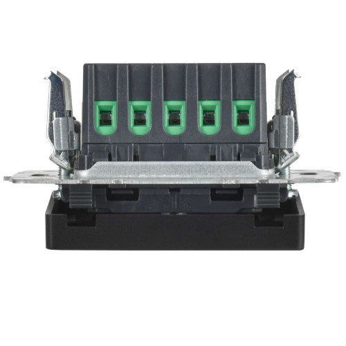 BRITE Кнопка звонка с индикацией для отелей 10А ВС10-1-9-БрЧ черный IEK