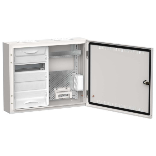 TITAN 5 Корпус комбинированный ЩРн-24 (2х24) 460х570х140мм IP30 белый IEK