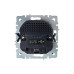 BRITE Розетка 1-местная с заземлением с защитными шторками 16А с USB A+C 18Вт РЮш11-1-БрШ шампань IEK BRITE Розетка 1-местная с заземлением с защитными шторками 16А с USB A+C 18Вт РЮш11-1-БрШ шампань IEK