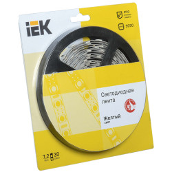 Лента светодиодная 5м блистер LSR-5050Y30-7,2-IP20-12V IEK