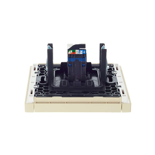 FORTE&PIANO Розетка компьютерная RJ45 кат.6 FP431 ваниль IEK