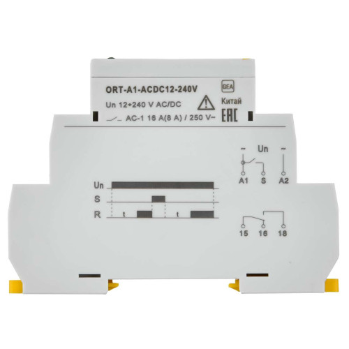 Реле задержки включения ORT 1 контакт 12-240В AC/DC IEK