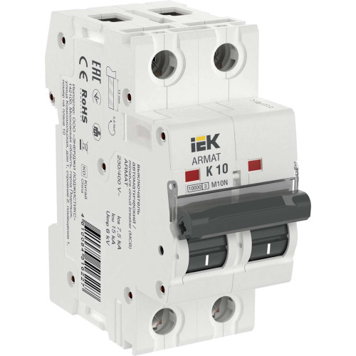 ARMAT Автоматический выключатель M10N 2P K 10А IEK