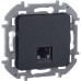 INSPIRIA Розетка компьютерная RJ45 категория 6 UTP антрацит