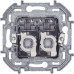 INSPIRIA Розетка компьютерная двойная RJ45 категория 5Е UTP белый INSPIRIA Розетка компьютерная двойная RJ45 категория 5Е UTP белый