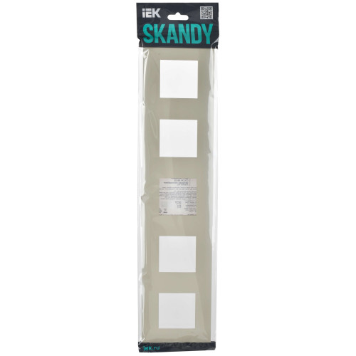 SKANDY Рамка 5-местная SK-F01B бежевый IEK
