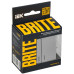 BRITE Выключатель 2-клавишный с индикацией для отелей 10А ВС10-2-9-БрА алюминий IEK