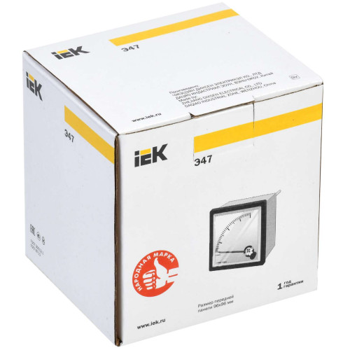 Амперметр аналоговый Э47 1500/5А класс точности 1,5 96х96мм IEK