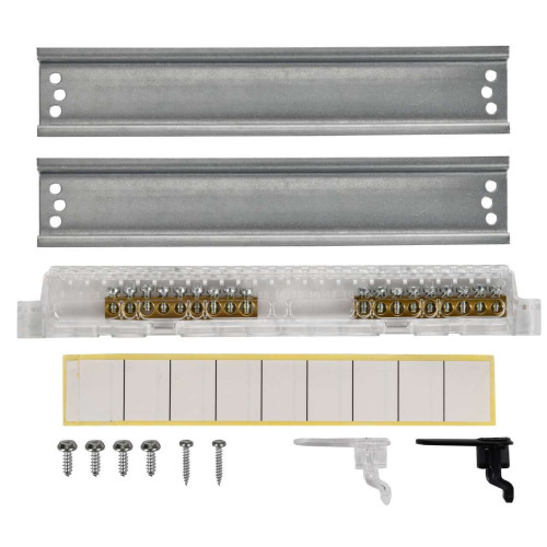 UNION Compact Корпус пластиковый ЩРН-П-18 IP41 черная прозрачная дверь IEK