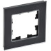 BRITE Рамка 1-местная РУ-1-2-Бр стекло черный матовый IEK BRITE Рамка 1-местная РУ-1-2-Бр стекло черный матовый IEK