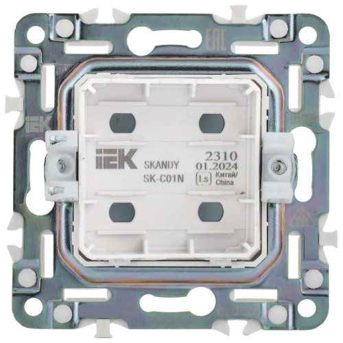 SKANDY Заглушка с суппортом SK-C01N металл никель IEK