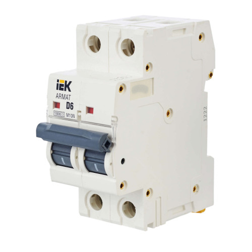 ARMAT Автоматический выключатель M10N 2P D 6А IEK