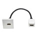 PRIMER РКМ-20-10-П Розетка мультимедийная HDMI M/M (2 модуля) белая IEK PRIMER РКМ-20-10-П Розетка мультимедийная HDMI M/M (2 модуля) белая IEK