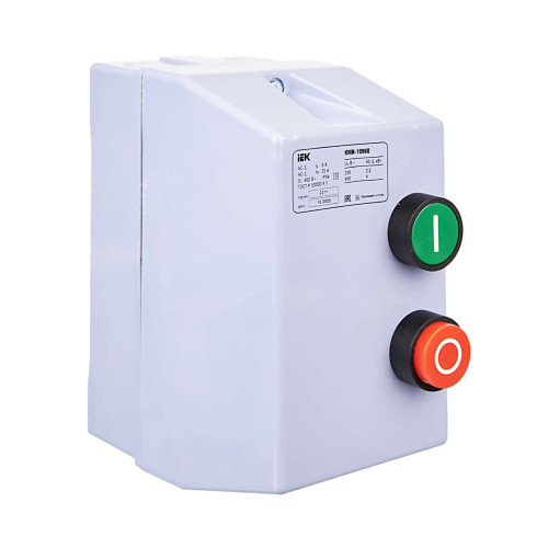 Контактор КМИ10960 9А в оболочке 380В/АС3 IP54 IEK