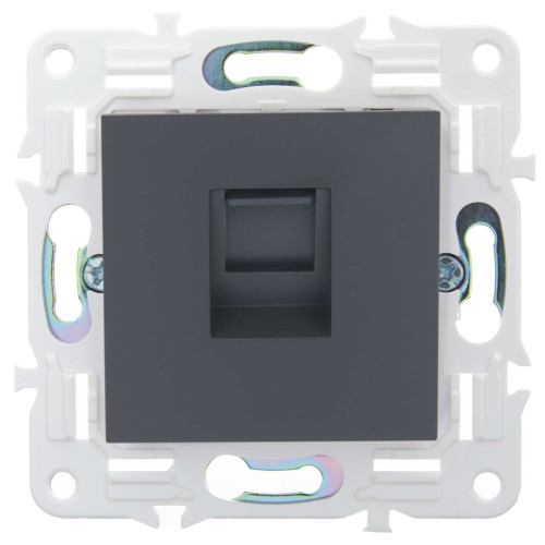 SKANDY Розетка компьютерная RJ45 кат.5E SK-K01T титан IEK