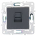 SKANDY Розетка компьютерная RJ45 кат.5E SK-K01T титан IEK SKANDY Розетка компьютерная RJ45 кат.5E SK-K01T титан IEK