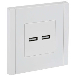 FORTE&PIANO Розетка USB A+A 3,1А FP249 белый IEK
