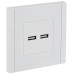 FORTE&PIANO Розетка USB A+A 3,1А FP249 белый IEK FORTE&PIANO Розетка USB A+A 3,1А FP249 белый IEK
