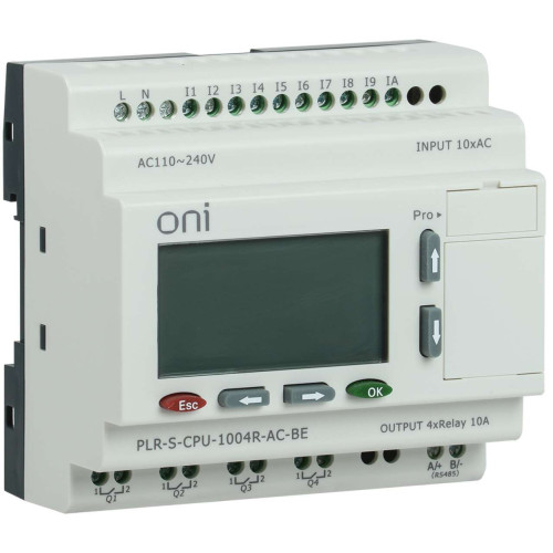 Логическое реле PLR-S. CPU1004(R) 220В AC с экраном ONI