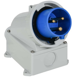 Вилка стационарная ССИ-5232 32А-6ч/220В 2P+PE IP67 IEK