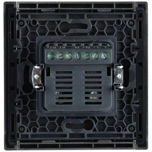 FORTE&PIANO Термостат электронный с индикацией FP552 сталь IEK