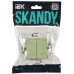 SKANDY Выключатель жалюзи 10А SK-V12G мятный IEK