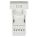 Розетка компьютерная РКИ-10-00-П RJ-45 UTP кат.5e (на 1 модуль) ПРАЙМЕР белая IEK