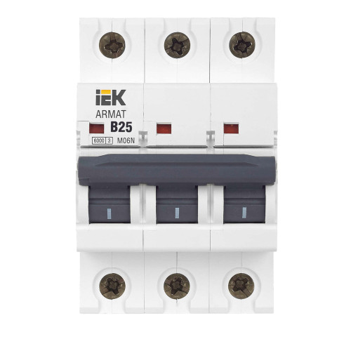 ARMAT Автоматический выключатель M06N 3P B 25А IEK