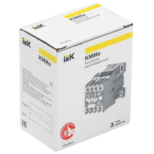 Контактор КМИе-10910 9А 230В/АС3 1NO GENERICA
