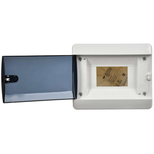 UNION Compact Корпус пластиковый ЩРН-П-6 IP41 черная прозрачная дверь IEK