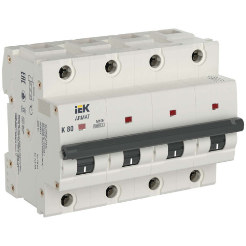 ARMAT Автоматический выключатель M10H 4P K 80А IEK