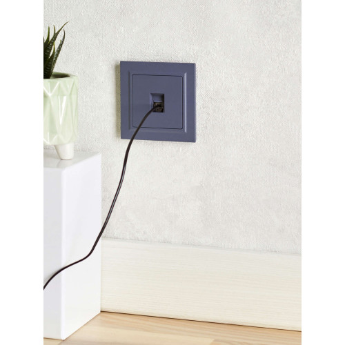 BRITE Розетка компьютерная RJ45 кат.5E РК10-БрМ маренго IEK