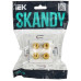 SKANDY Аудиорозетка 4-местная SK-A01W арктический белый IEK SKANDY Аудиорозетка 4-местная SK-A01W арктический белый IEK