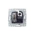 BRITE Розетка двойная TV+RJ45 кат.5E РТВ/РК12-БрШ шампань IEK BRITE Розетка двойная TV+RJ45 кат.5E РТВ/РК12-БрШ шампань IEK