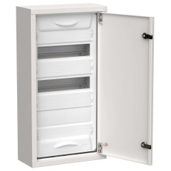 TITAN 5 Корпус металлический ЩРн-36 (1х36) 585х310х140мм IP31 белый (одна дверь) IEK