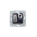 BRITE Розетка двойная TV+RJ45 кат.5E РТВ/РК12-БрТБ темная бронза IEK