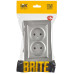 BRITE Розетка 2-местная без заземления без защитных шторок 10А в сборе РС12-2-БрС сталь IEK BRITE Розетка 2-местная без заземления без защитных шторок 10А в сборе РС12-2-БрС сталь IEK