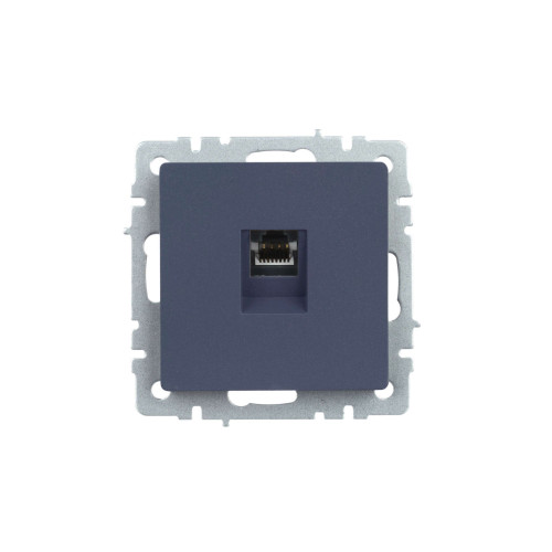 BRITE Розетка компьютерная RJ45 кат.5E РК10-БрМ маренго IEK
