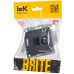 BRITE Розетка двойная TV+RJ45 кат.5E РТВ/РК12-БрГ графит IEK