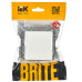 BRITE Выключатель 1-клавишный проходной 10А ВС10-1-6-БрБ белый IEK BRITE Выключатель 1-клавишный проходной 10А ВС10-1-6-БрБ белый IEK