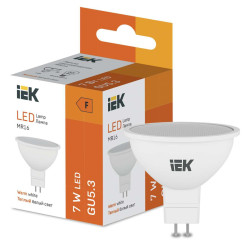 LED MR16 570lm 3000K GU5 IEK