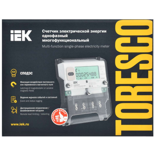 TORESCO Счетчик электрической энергии TE101 1/1-5(100)-NRLC-OFP IEK