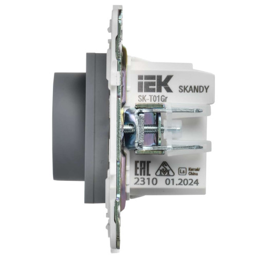 SKANDY Термостат электронный с индикацией SK-T01Gr серый IEK