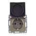 BRITE Розетка 1-местная с заземлением с защитными шторками и крышкой 16А IP44 РСбш10-3-44-БрШ шампань IEK BRITE Розетка 1-местная с заземлением с защитными шторками и крышкой 16А IP44 РСбш10-3-44-БрШ шампань IEK